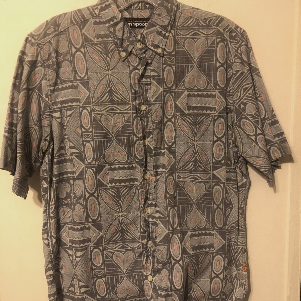 Reyn Spooner - Hawaiian Traditionalist since 1956 Full Print S/S button up in XL